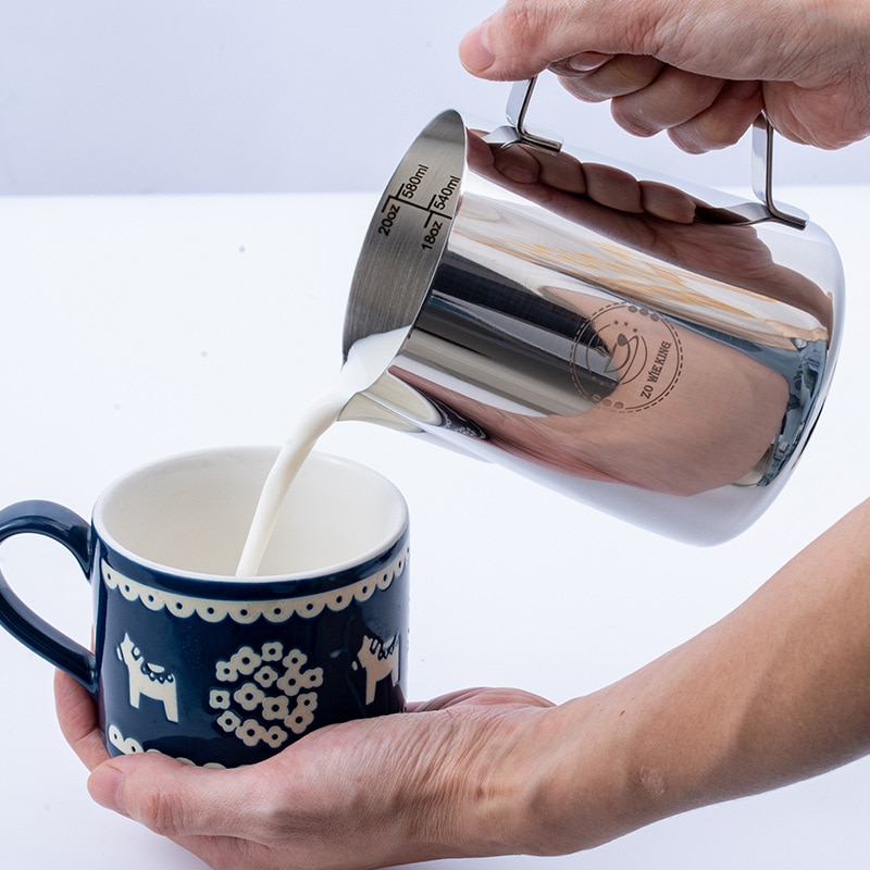 Rvs Melkopschuimer Koffie Kruik Espresso Cup Koffie Accessoires Minimalisme Melkkan Pitcher