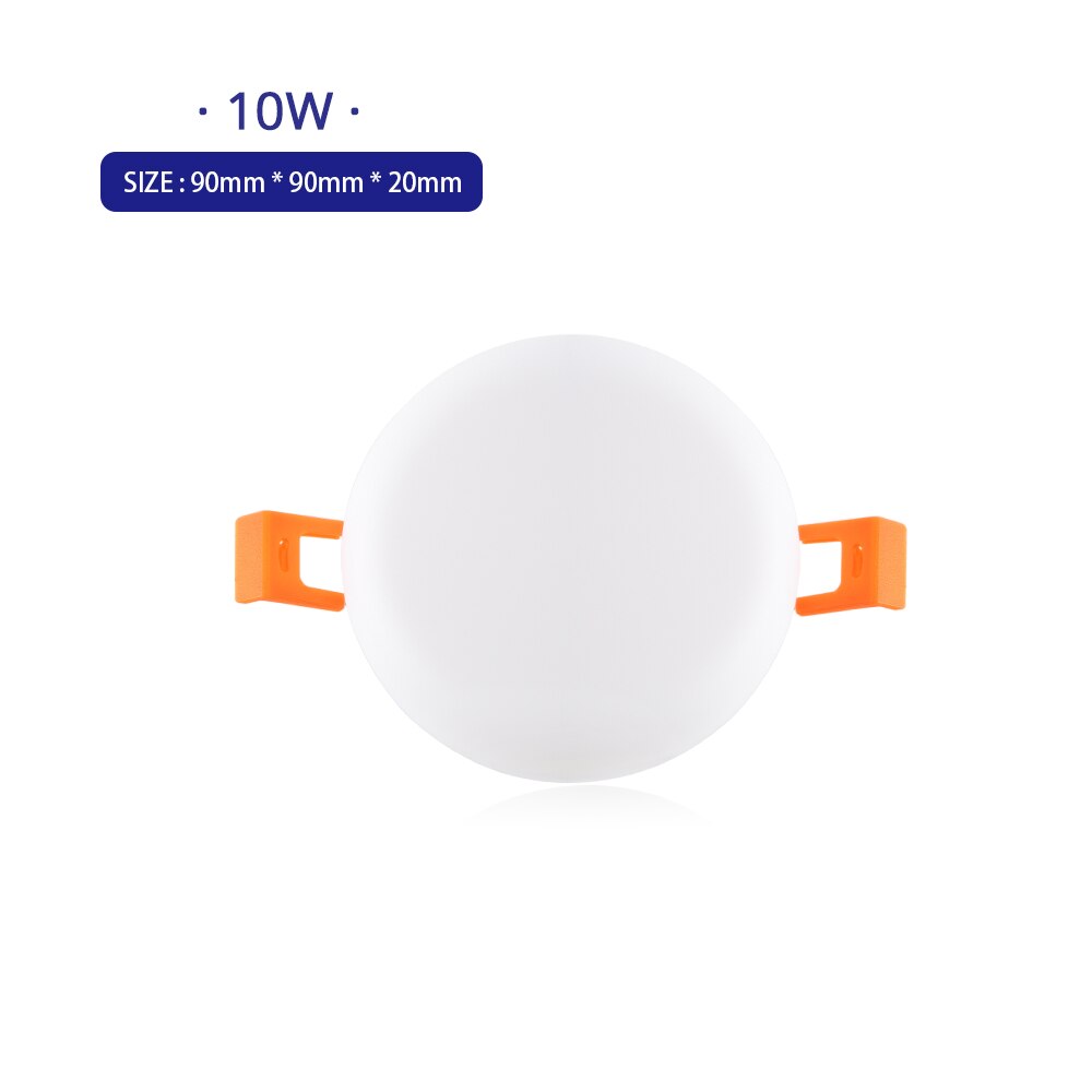 Ronde Led-paneel Licht 10W 18W 24W 36W LED Surface Plafond Downlight AC220V geen Rand Plafond lamp Voor Thuis Decoratie Verlichting: 10W