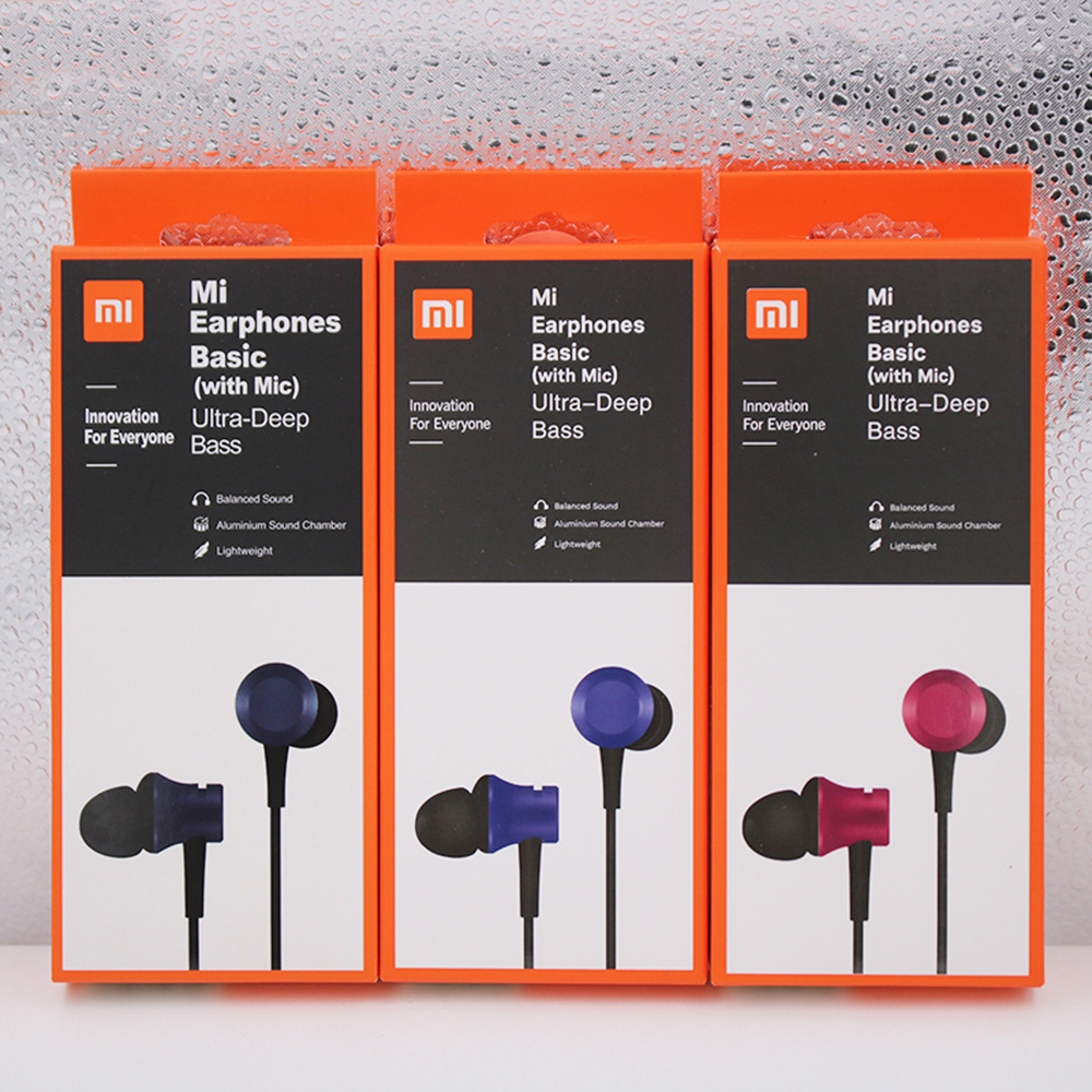 Căști xiaomi piston 3 mi fresh 3.5mm căști intraauriculare cu microfon pentru mi note 10 cc9 x2 f2 pro redmi 8a 9c note 8 8t 9 pro max 9s