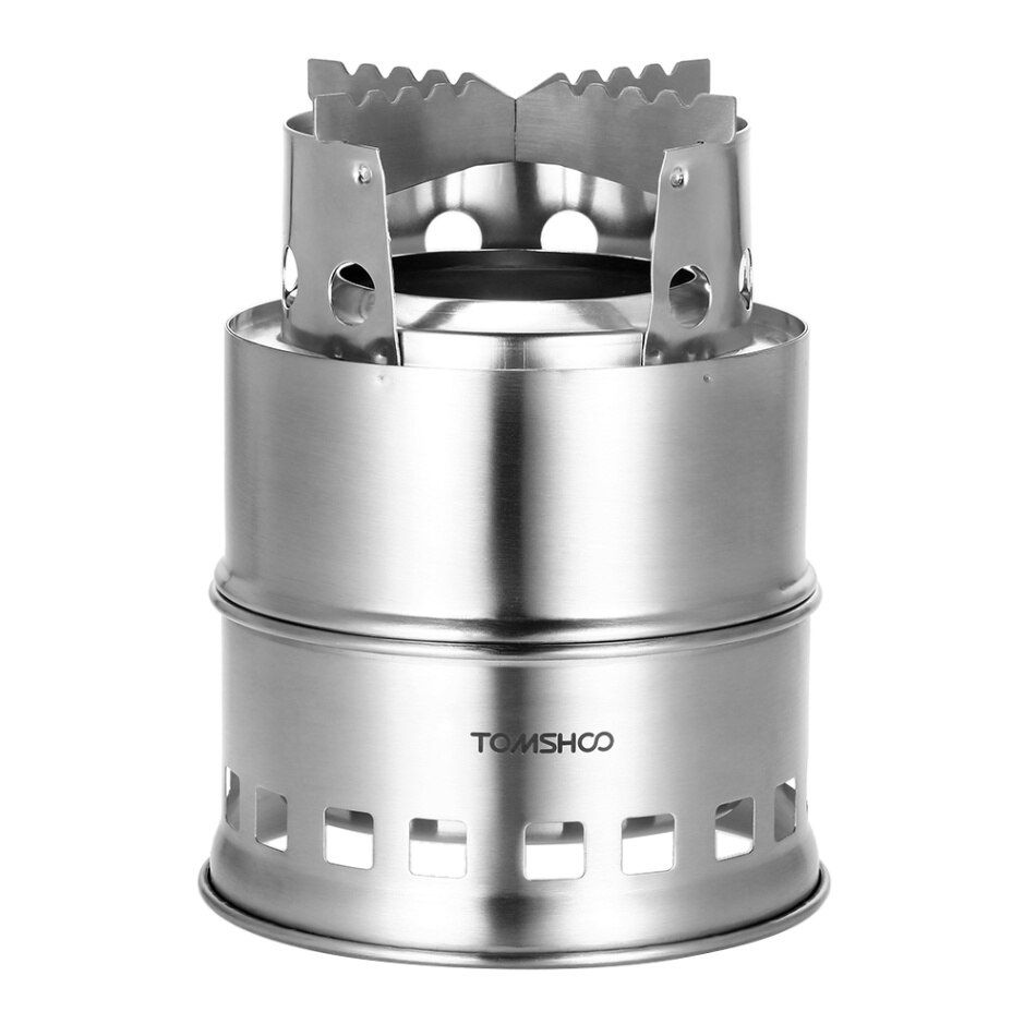 Outdoor Camping Equipment Windproof Wood Stove Furnace Portable Mini Picnic Stove Cross Border Cooking Burner Camping Supplies: Stove 1