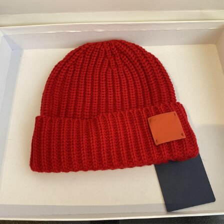 Unisex muts geribbelde gebreide wintermuts met omslag, warme korte muts, casual effen kleur, schedelkap voor volwassenen, mannen, vrouwen, muts