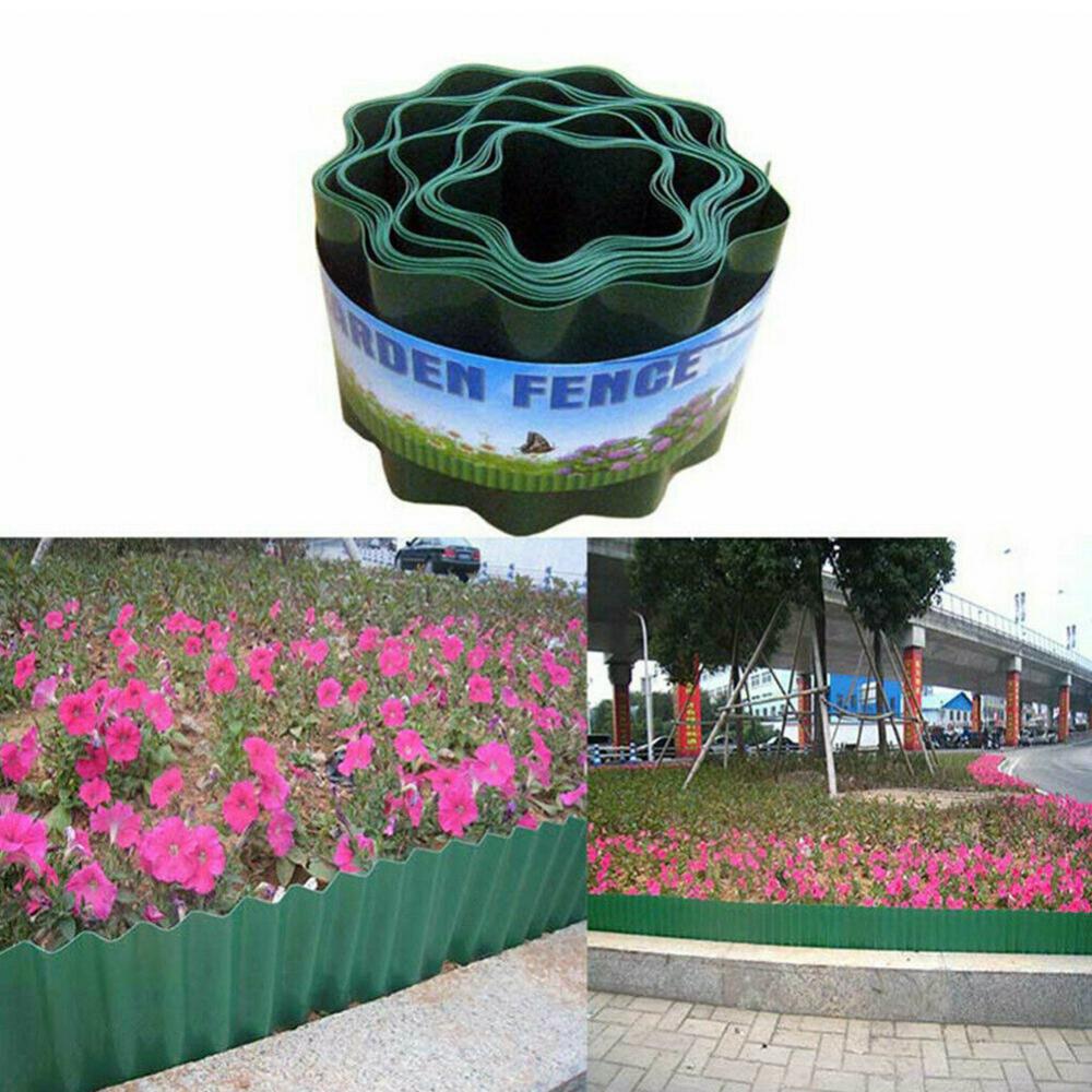 Plastic 10/15/20cm Garden Grass Fence Path Lawn Wall Edge Gravel Border Tool