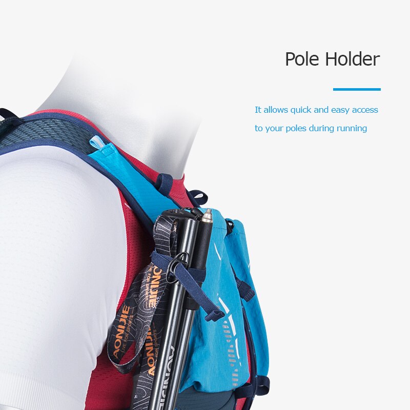 AONIJIE-mochila de hidratación para hombre y mujer, chaleco Ultra de 10L, matraz de agua suave para senderismo, correr, Maratón, tamaño SM M/L/XL, C9103