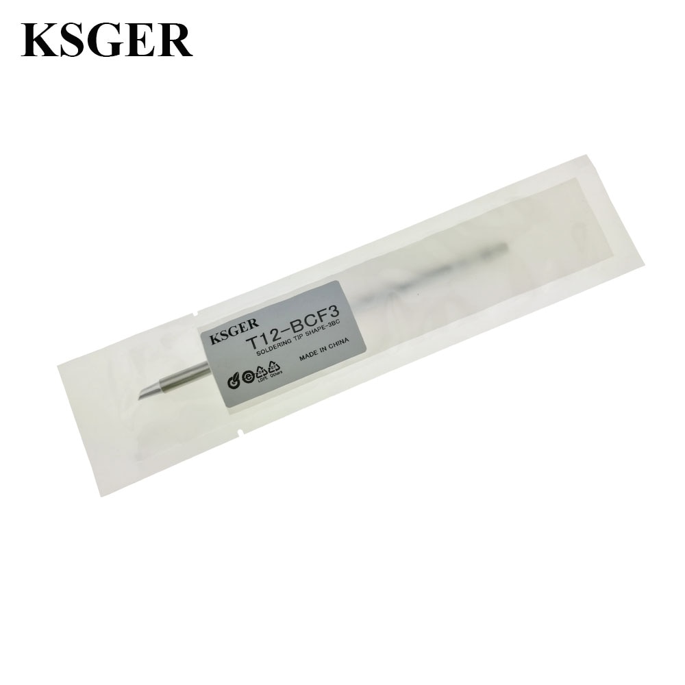 KSGER T12-BCF3 Electronic Soldering Tips 220v 70W Solder Iron FX-951 Soldering Station Welding Tools T12 Handle Lead-Free