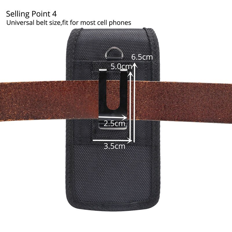 CHEZVOUS Nylon Telefoon Riem Holster Case voor Samsung S10 S9 S8 plus S7 S6 rand j3 j5 a3 a5 taille Zak voor Huawei nova 3 p30