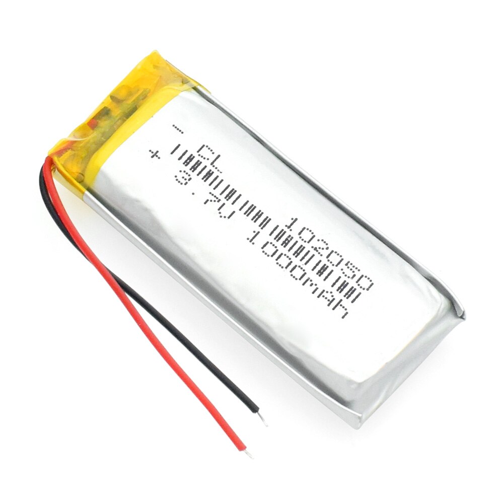 3.7V 1000Mah Lithium Li-Po Polymeer Oplaadbare Batterij 102050 Batterij Li-Ion Lipo Cellen Voor Bluetooth Luidspreker Gps pda Pos Dvr