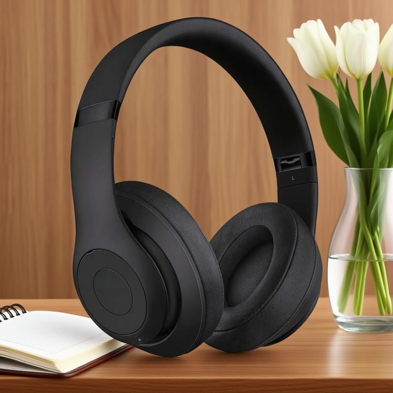 Beas studio 3 langattomat äänitystekniikko b bluetooth-kuulokkeet korvan peittävät monster-melunvaimennuskuulokkeet: Musta