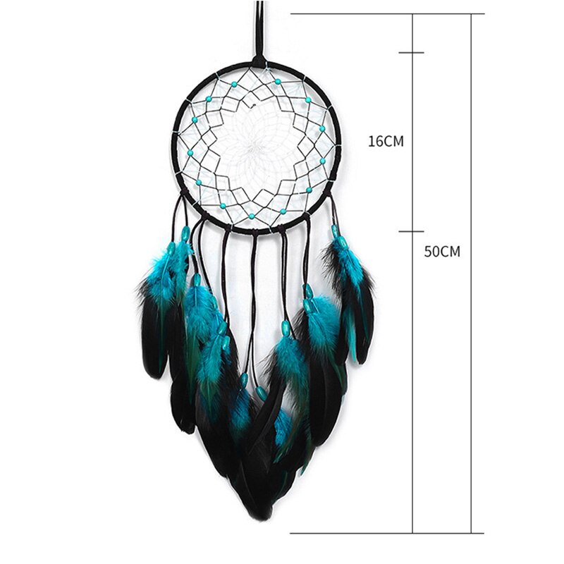 Original apanhador de sonhos com ou sem luz decorações de penas pendurado arte presentes para amigos criativo presentes do dia dos namorados: 07-Without lights