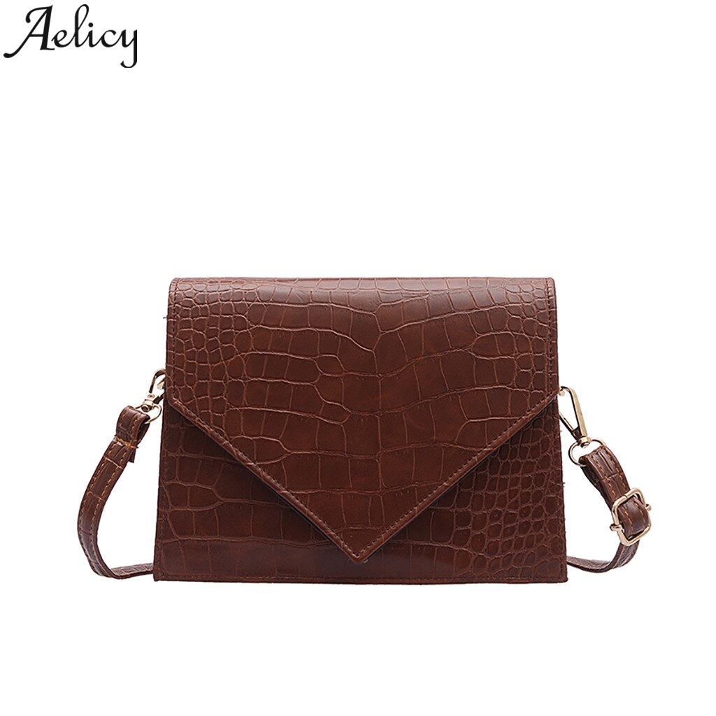 Aelicy Retro Pu Shoulder Messenger Bags Ladies Bag Crossbody Bags For Girls Multifunctional Bag Tote