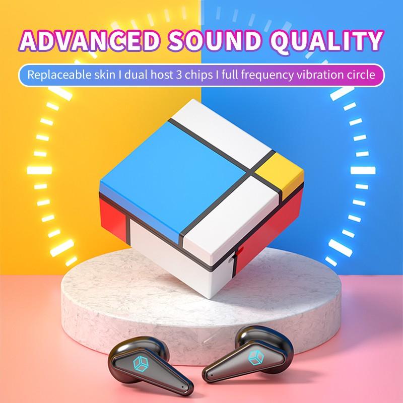 Bluetooth 5.3 Earphones LED Power Digital Display Headset Touch Control In-Ear Earbuds Noise Cancel Earphone For Smartphones