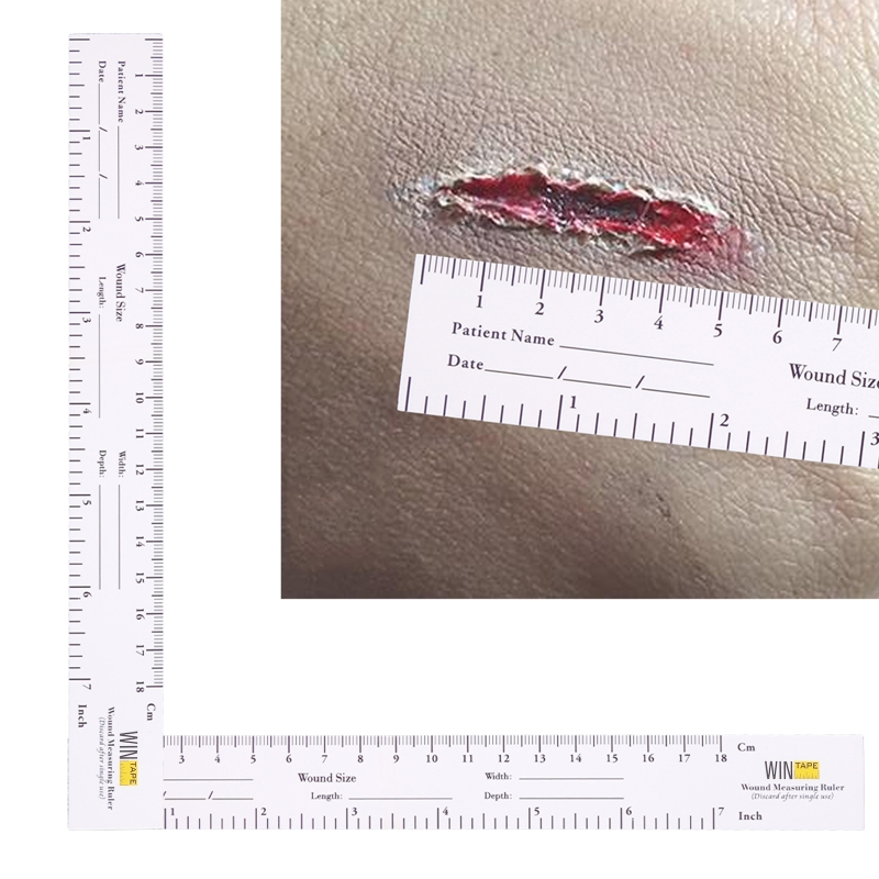 Paper Tape Measure Disposable Wound Measuring Ruler Educare Measuring Tape Wound Measurement Tool Me dical Measurement