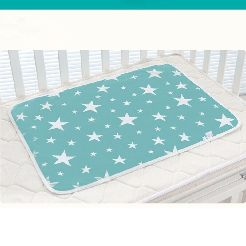 Casa 50x70cm tapete reutilizável bebê infantil à prova dinfant água esteira cama fralda capa mudança urina almofada