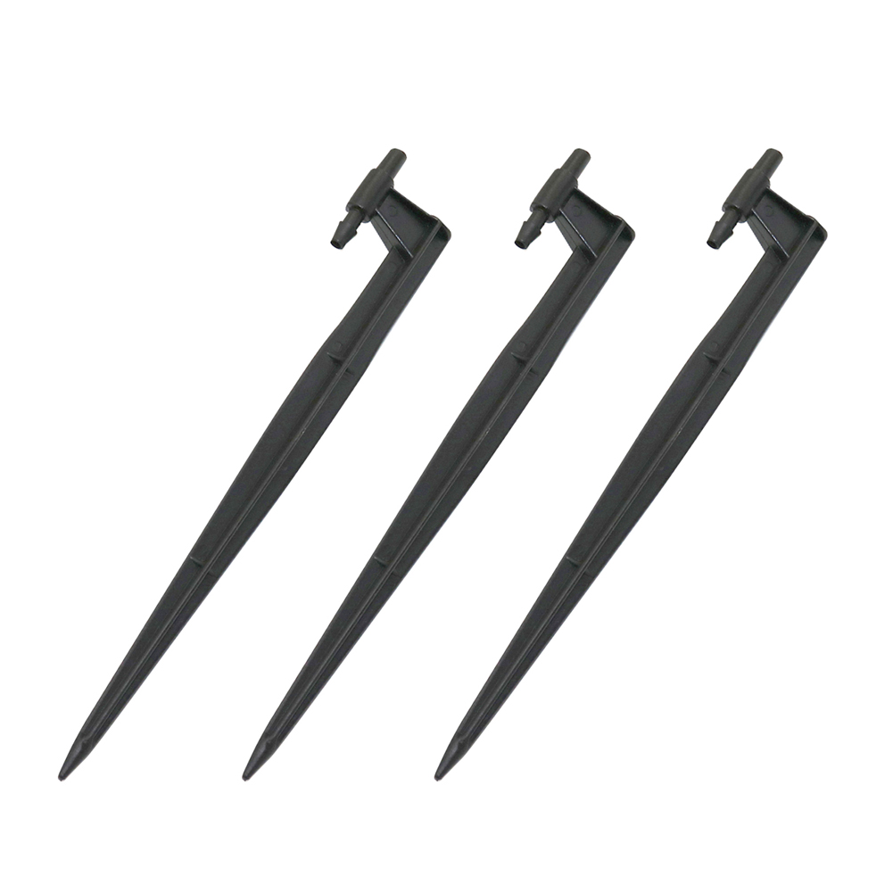 10Pcs 6mm Dripper Nozzle ground plug Adjustable Watering Emitter Garden Micro Drip Irrigation Potted Bonsai Plants Watering tool: Yellow