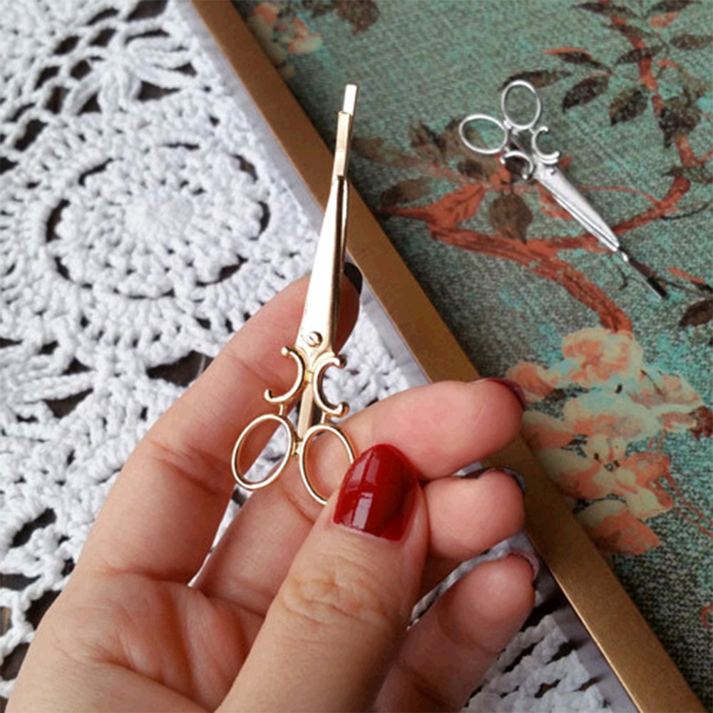 IPARAM 1 pc Popular Women Lady Girls Scissors Shape Barrette Hair Clip Hairpin Hair Accessories Decorations Jewelry