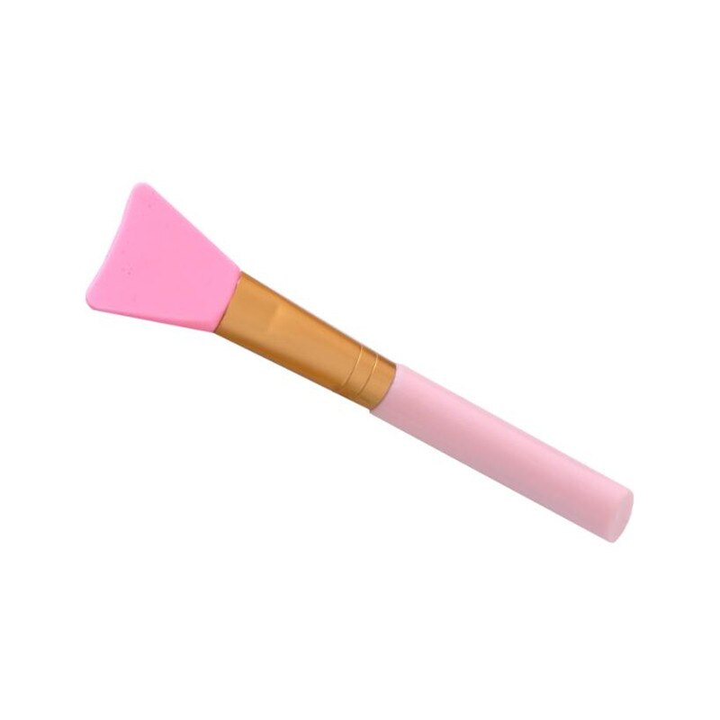 1pc Makeup Brushes Face Mask Brush Silicone Gel DIY Cosmetic Beauty Tools Foundation Brush Face Mud Mixing Make up: Pink