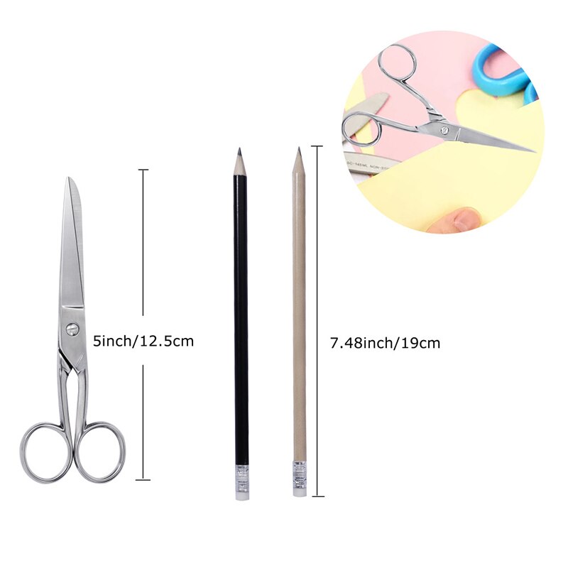 Lmdz 32Pcs Hand Boekbinden Gereedschap Kit Randen Scoren Map Naaigaren Heerser Naalden Tool Set Voor Boekbinden Bot Map set