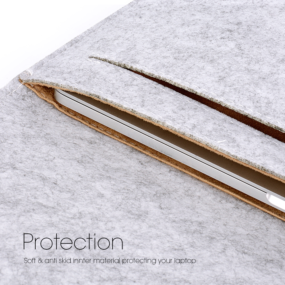 Vilten hoes laptoptas 11 12 13 15 inch hoesje voor XiaoMi MateBook notebook voor Macbook Air 13 Retina 15 hoesje met muismat cadeau