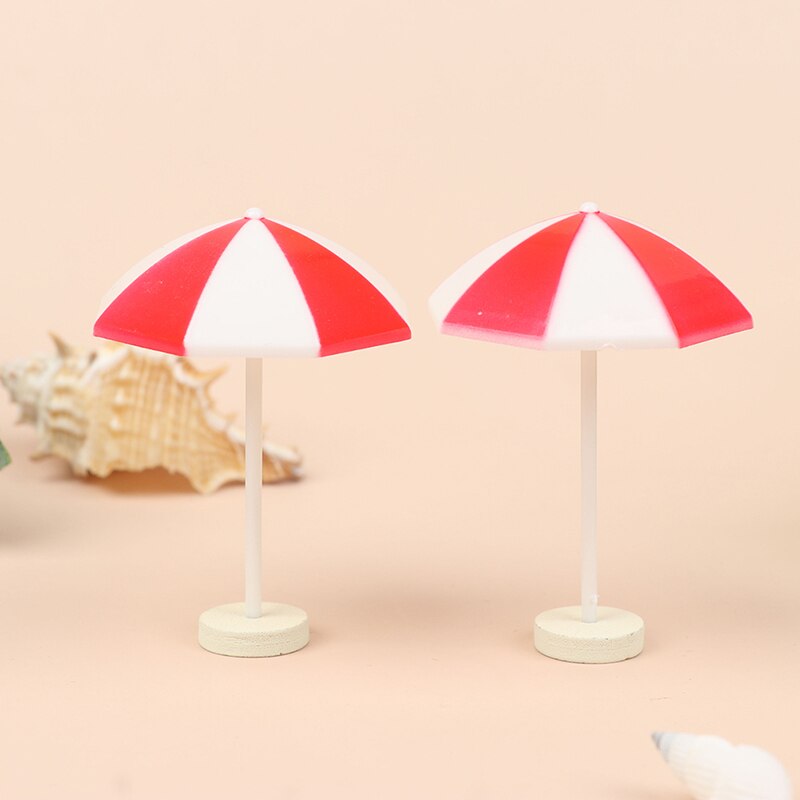 1:12 puppenhaus Miniatur Strand Sonnenschirm Bunte Szenen Dekoration freundlicher Spielzeug: RD