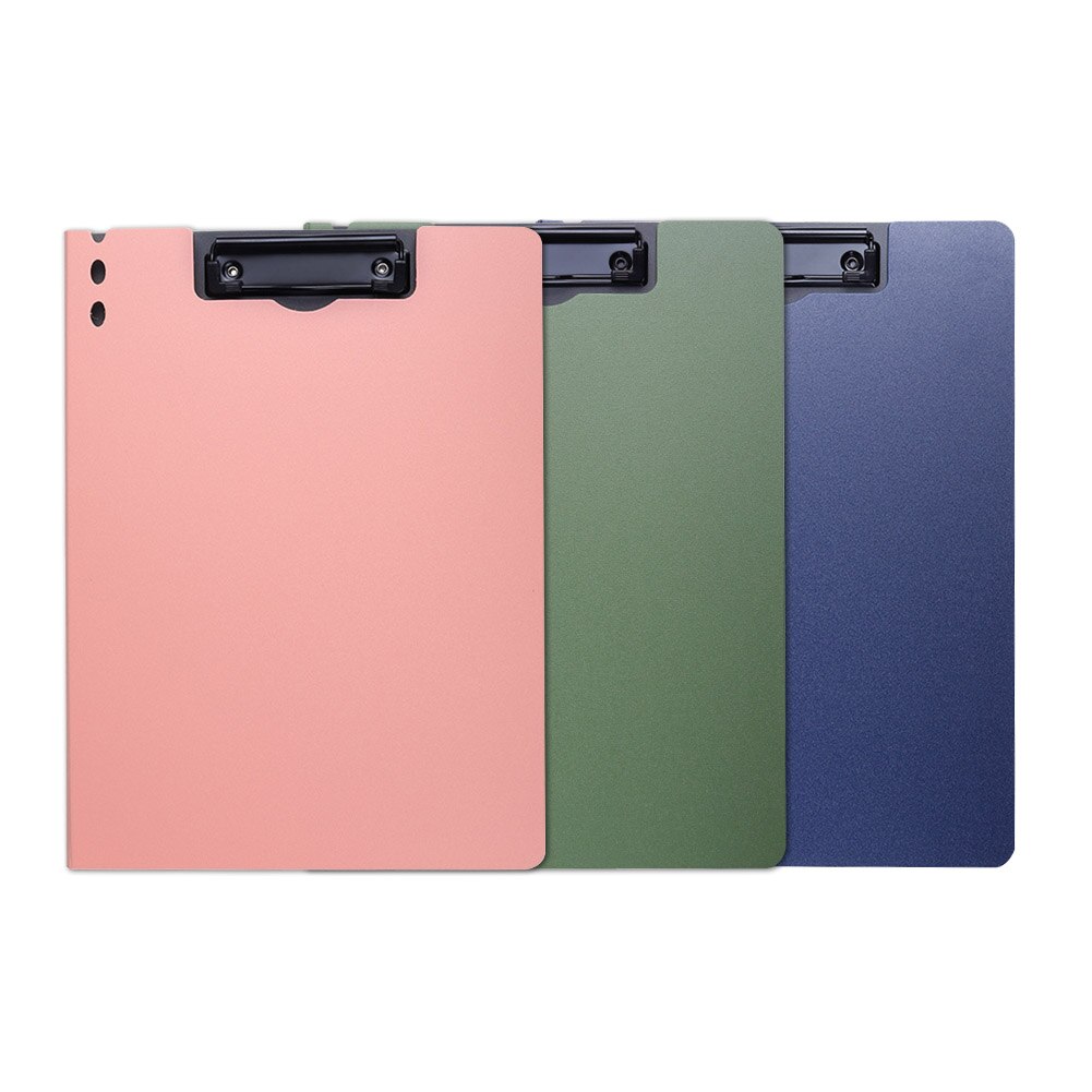 A4 Pp Bestand Map Verticale Type Werk Draagbare Document Organizer Business Met Metalen Clip Solid Beschermende Cover Home Office