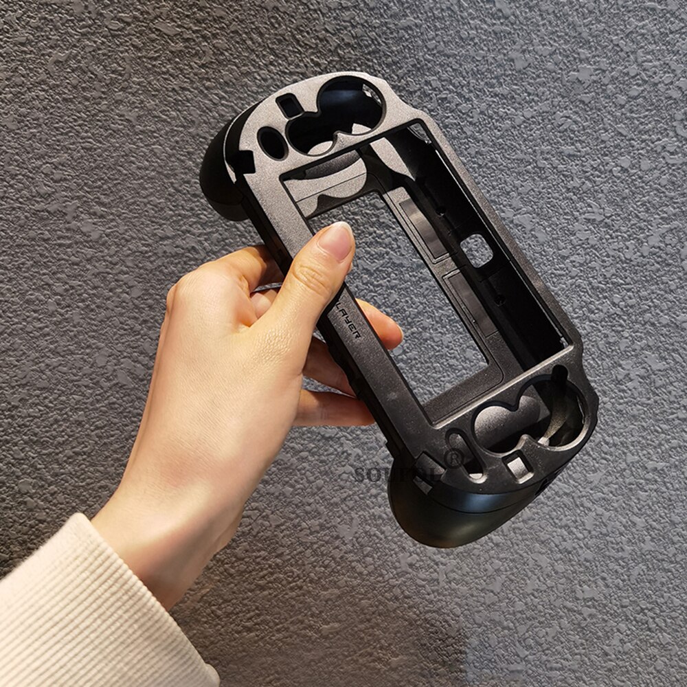 neueste Gamepad Regler Joystick Hülse fallen für Sony PS Vita Fett/PSV 1000 Spiel Konsole Wiht L2 R2 Abzug Griff Tasten