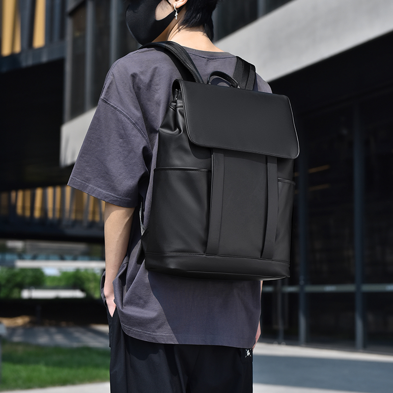 Leisure Business Backpacks For Men 14-15 inch Laptop Backpack Urban Daily Work Back pack Teens Student Backpack Male Black