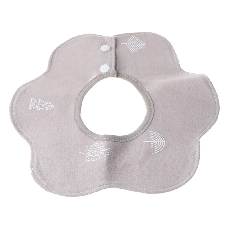 5 teile/satz Neugeborenen Baby Reiner Baumwolle Wasserdicht Blume Lätzchen Fütterung rülpsen Tücher H055