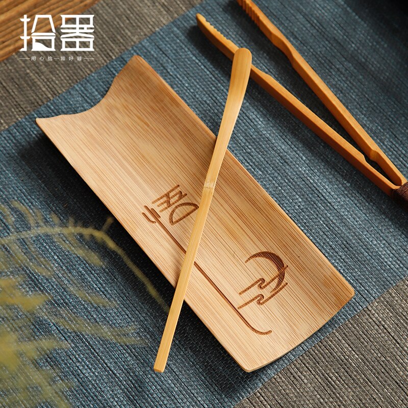 Thé sculpté en bambou fait à la main, fait de bambou naturel, tasse à thé Lotus Zen, accessoires pour service à thé
