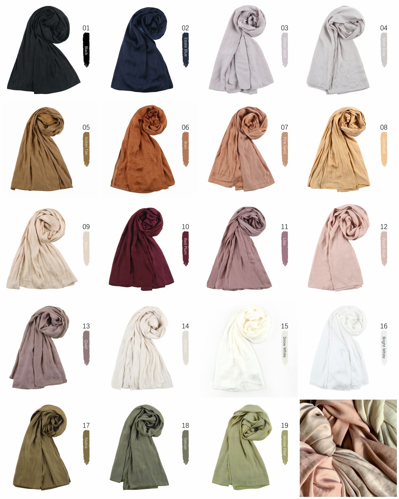 180*80cm miękki woal hidżab szalik dla muzułmanki Kim SideHeadscarf femme musulman holandia arabskie szale i okłady