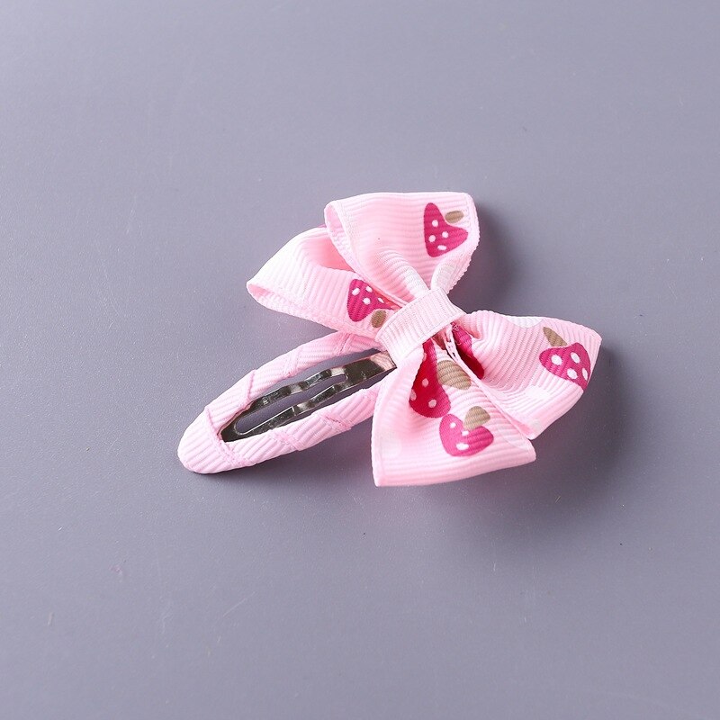 8 Pcs Striped Bowknot Cute Baby Hair Accessories Baby Girls Hair Pin Children Hairgrips Kid Headwear Barrettes Kids