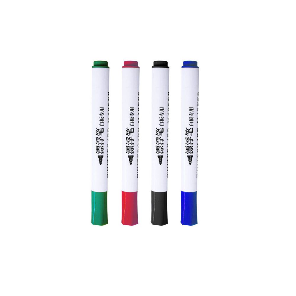 Pluma mágica para pintar al agua para niños, rotulador flotante para garabatos, marcadores de pizarra blanca de colores, juguete educativo para dibujar en el agua: 4 Colors