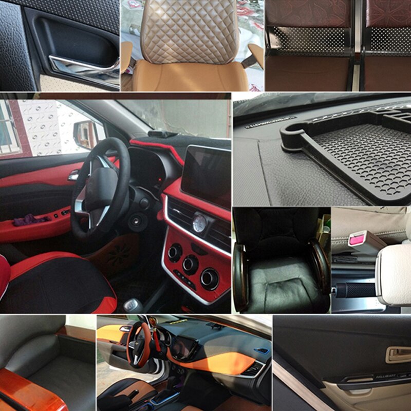 50X135Cm Leer Stof Zelfklevende Fix Reparatie Patch Sticker Voor Sofa Auto Zak Diy Craft Faux litchi Pu Leer Stof