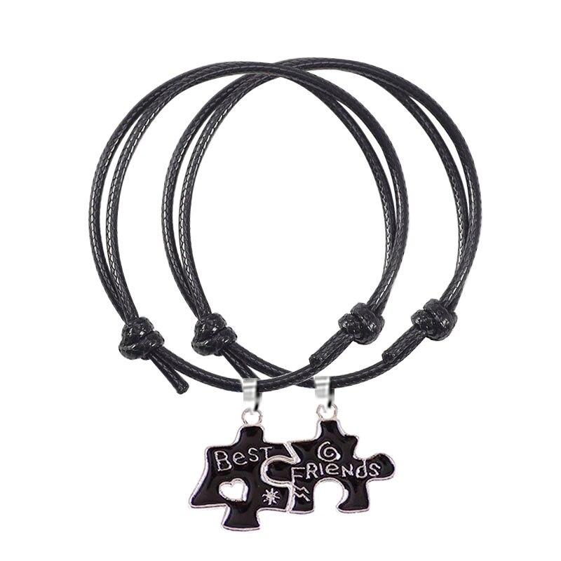 neue Männer Und Frauen Freundschaft Armbinde Besten Freund BFF Anhänger Puzzle knapp Hand Kette Frauen Schmuck: SL219-C