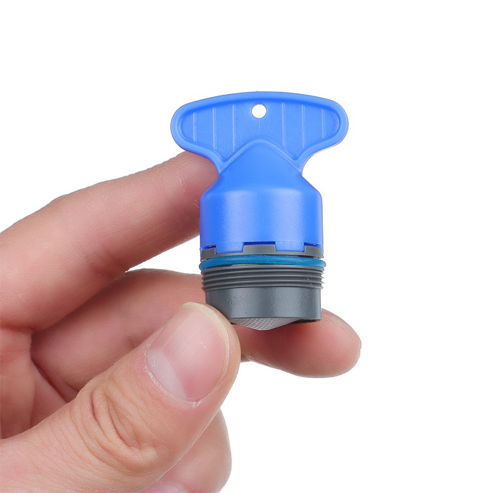 Aireador de grifo de ahorro de agua ABS, llave de extracción de filtro burbujeador incorporado, accesorios de grifo, piezas de repuesto de 16,5-24mm, Hardware para el hogar