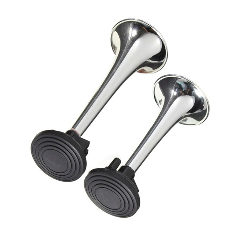 2 uds bocina de aire Dual trompeta súper fuerte Universal tren coche camión barco