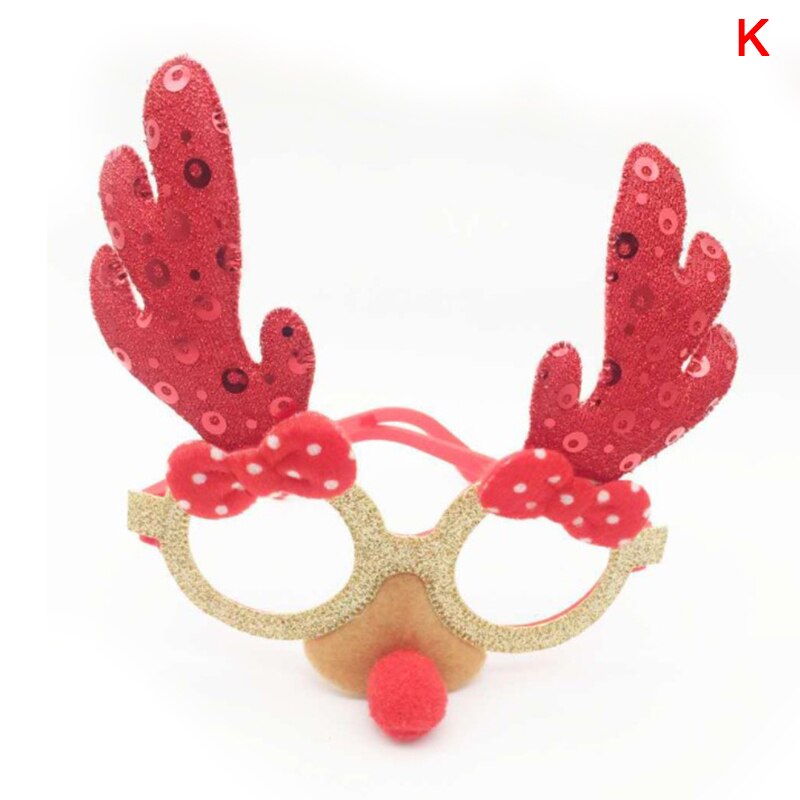 Christmas Photo Booth Prop Happy Year Christmas Photo Frame Props Wedding Christmas Party Decoration Decor Kids: K