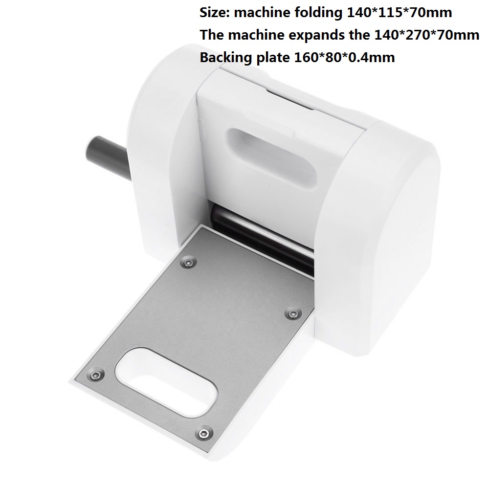 3 Types Die Cutting Embossing Machine DIY Cutter Piece Die-Cut Machine Home DIY Embossing Dies Tool Plastic Changing Machine: White140x115x70mm