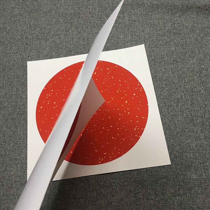 Goldene Folien roh Xuan Papier Objektiv Karte 10 stücke Papel Arroz freundlicher Malerei Karten Tinte Malerei Kalligraphie Halb Reif Reis papier