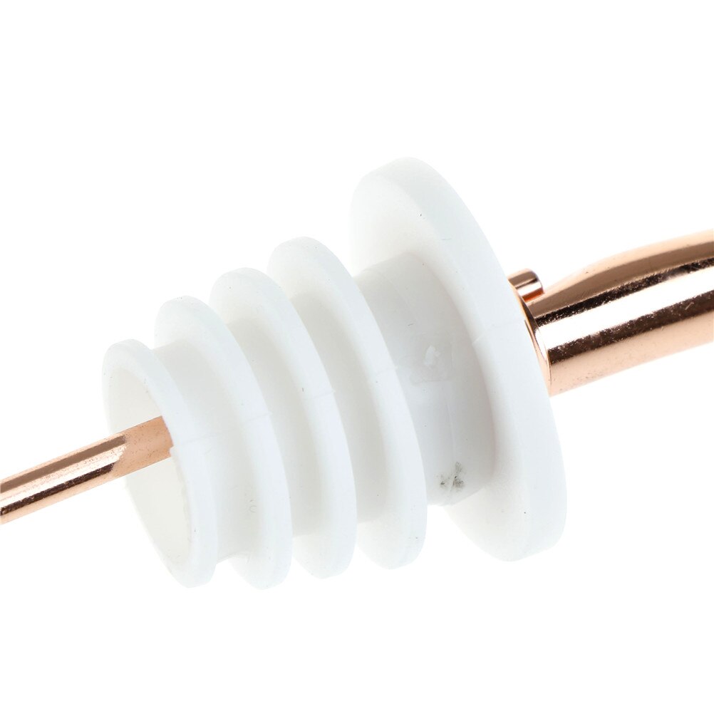 1 stuk roségouden praktische roestvrijstalen fles sterke drank schenktuit met vrije doorstroming milieuvriendelijke bargereedschappen