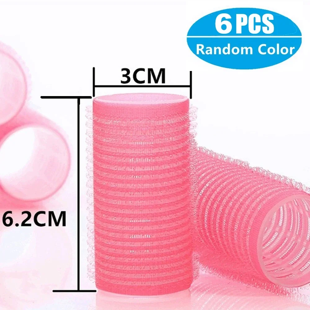 Juego de rodillos para el cabello con gancho de agarre automático de tamaño gigante, rizador de pelo sin calor, rizadores de peluquería, rodillo de espuma Cabello: Gris