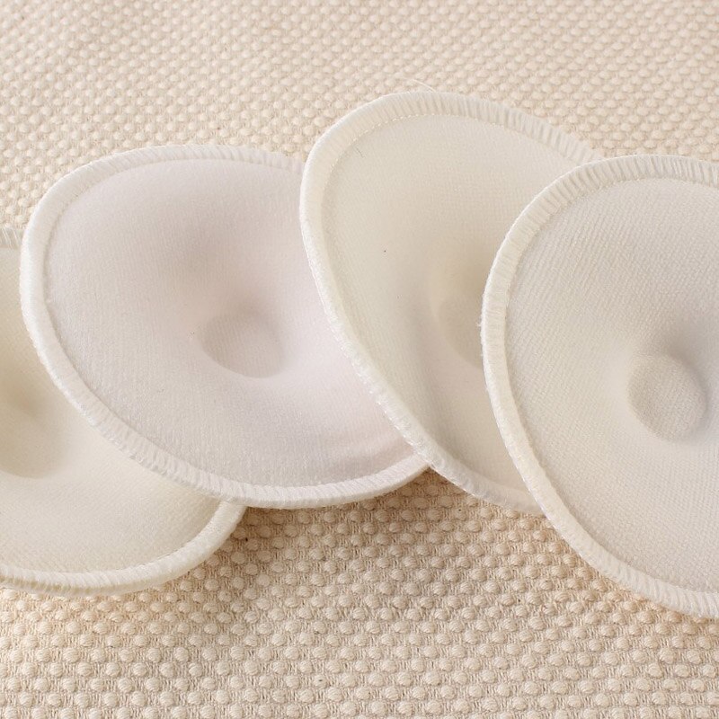 4 pçs/saco almofadas de enfermagem laváveis galactorrhea quentes, almofada de mama da prevenção do derramamento para fontes de amamentação da mamã
