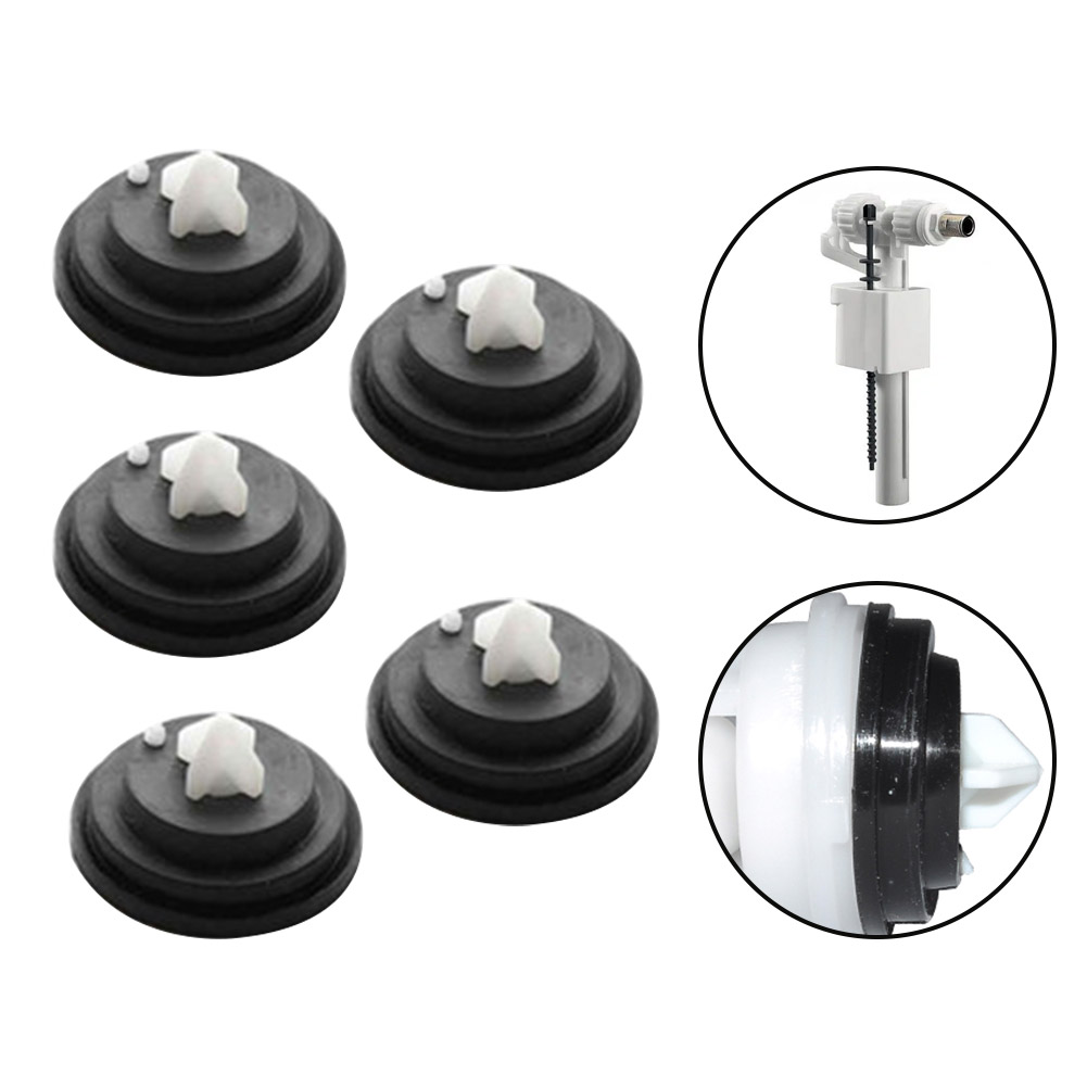 5 PCS Toilet Fill Valve Gasket Inlet Filling Valve Diaphragm Float Valve Membrane For Siamp Fill Valves Ballvalve Cistern Washer: Default Title