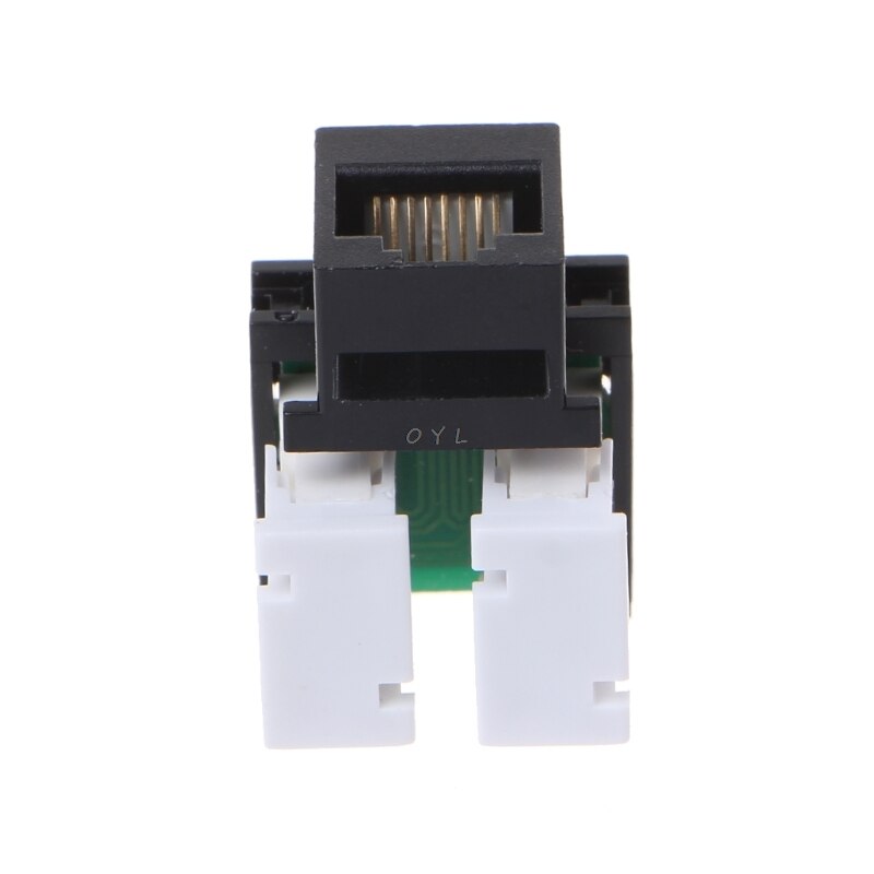 5Pcs CAT5E UTP Network Module RJ45 Connector Information Socket Keystone Jack