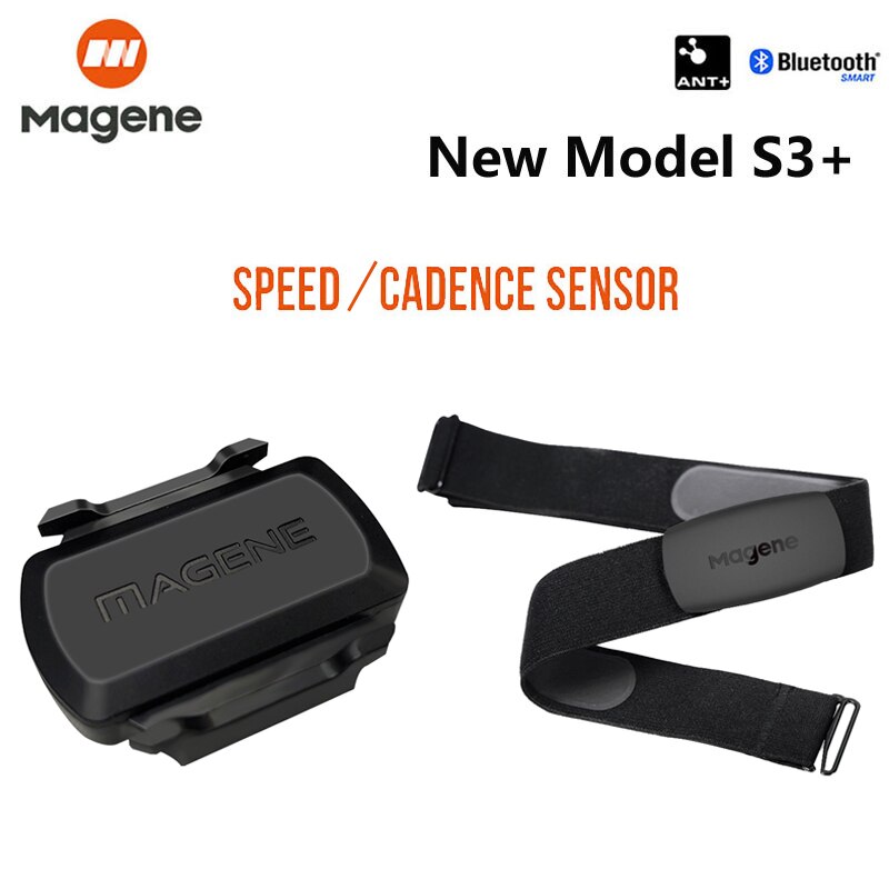 Magene S3 + Snelheid Cadanssensor Fiets Snelheidsmeter Ant + Bluetooth Fietsen Computer Dual Sensor Voor Garmin Igpsport Bryton: S3 and H64 sensor