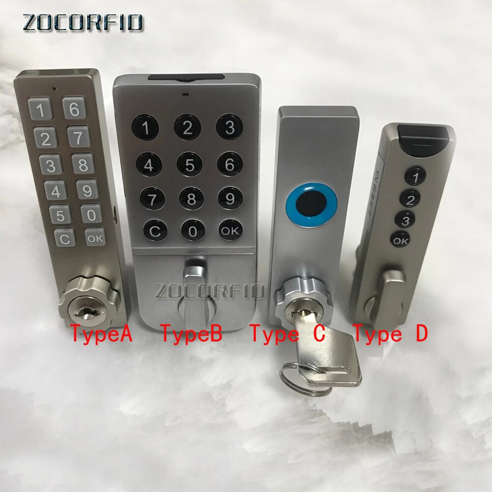 Lithium battery metal Keypad Password cabinet lock Digital electric Cabinet drawer locker lock