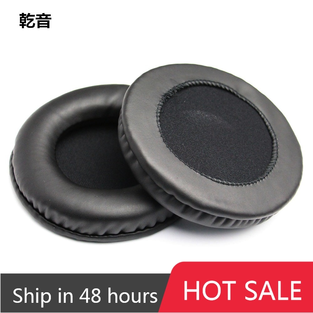 Almofadas para fones de ouvido, 1 par de 100mm 45-110mm almofadas de substituição de espuma pu macia para sony para akg beyerdinâmicos fones de ouvido de alta qualidade 1.15
