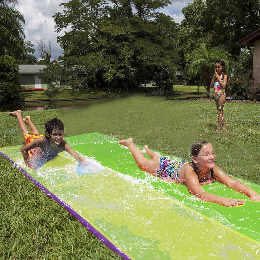 Wasserrutsche, wassersport, riesen-gartenwasserrutsche, rasendüsen, draussen-spaß & Sport, bett, doppel-surfbrett, wasserspiel, sommer