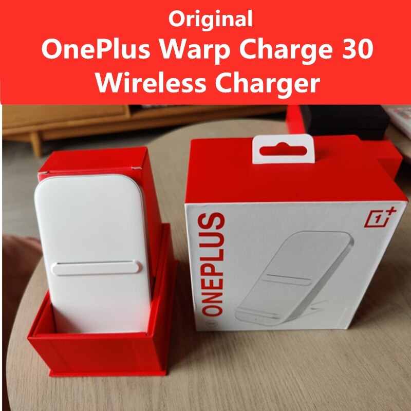 Original OnePlus Warp Charge 30 Wireless Charger 30W Official Qi/EPP Air Cooling Smart Bedtime Mode PC V0 300g for OnePlus 8 Pro