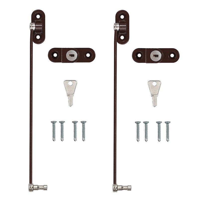 Window Safety Locks Lockable Cable Restrictor For Window Sliding Door Restrictor Child Security Guard With Key