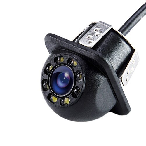 Sinovcle backkamera backkamera bil (med/utan led) mini vattentät parkeringshjälp backning back hd ccd kabel: Med led
