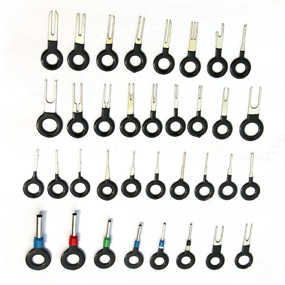 Terminal do carro de remoção fiação elétrica crimp conector pino extrator kit automóveis reparação terminal ferramentas manuais